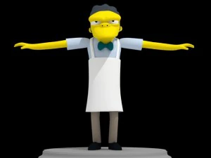 moe szyslak 3D Model