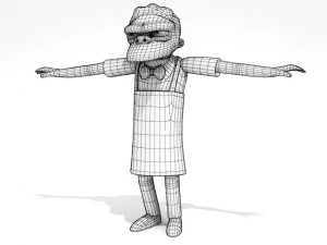 moe szyslak 3D Model