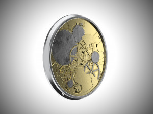 watch mechanism 1 low-poly 3D Model