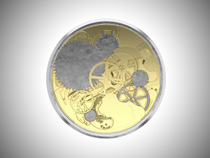 watch mechanism 1 low-poly 3D Model