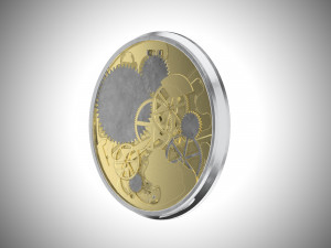 watch mechanism 1 low-poly 3D Model