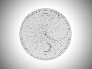 watch mechanism 1 low-poly 3D Model