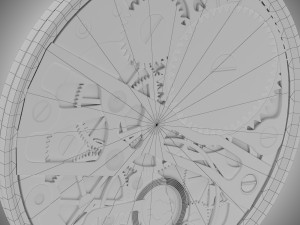 watch mechanism 1 low-poly 3D Model