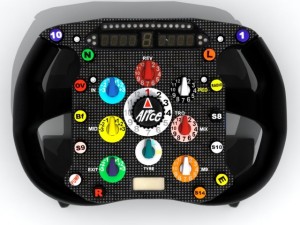 f2008 steering wheel 3D Модель