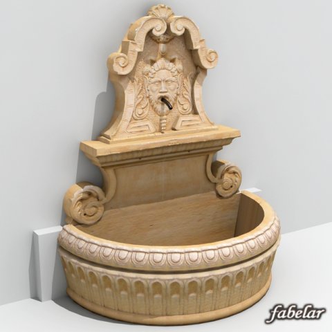 fountain 1 Modelo 3D .c4d .max .obj .3ds .fbx .stl .blend 
