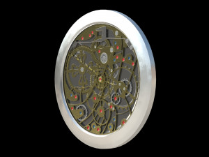 watch mechanism 2 low-poly 3D Model