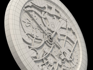 watch mechanism 2 low-poly 3D Model