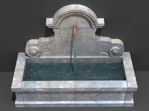 fountain 3 3D Model
