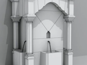 fountain 4 3D Model