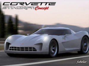 concept chevrolet stingray Modèle 3D