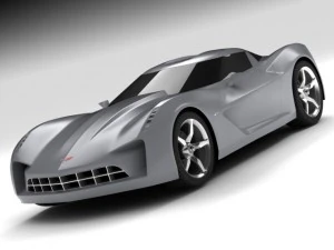 концепт chevrolet stingray 3D Модель
