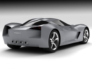 chevrolet stingray concept 3D Модель