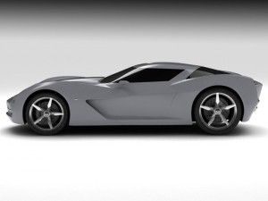 chevrolet stingray concept 3D Модель