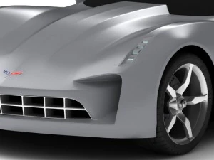 концепт chevrolet stingray 3D Модель