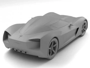 концепт chevrolet stingray 3D Модель
