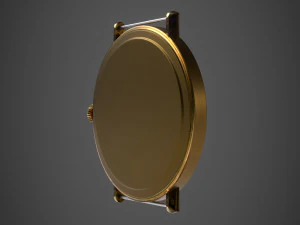 Watch mechanism 3 Low-poly 3D Model