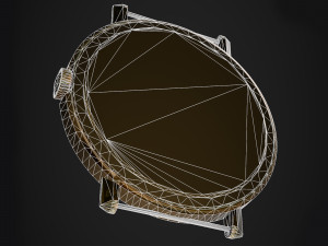 Watch mechanism 3 Low-poly 3D-Modell