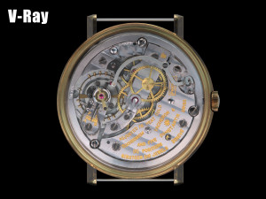 Watch mechanism 3 Low-poly 3D-Modell