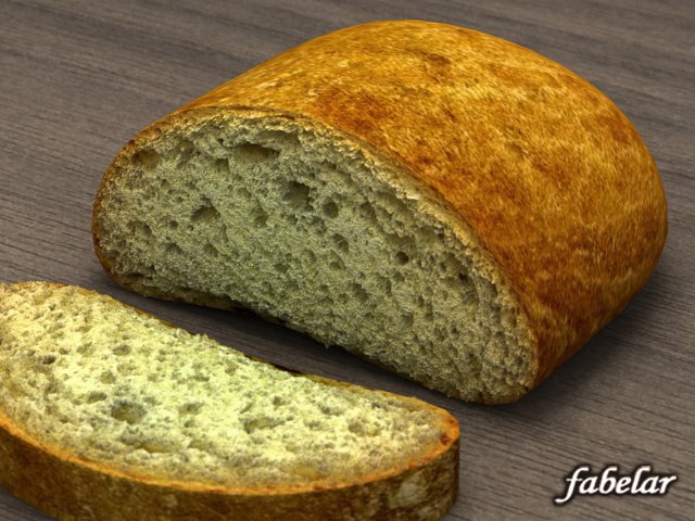 long loaf 3D 模型 .c4d .max .obj .3ds .fbx .stl .blend 