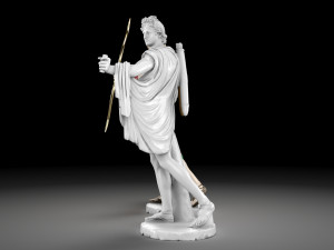 Apollo statue collection 3D Модель