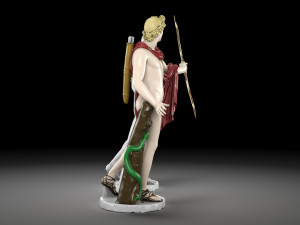 Apollo statue collection 3D Модель