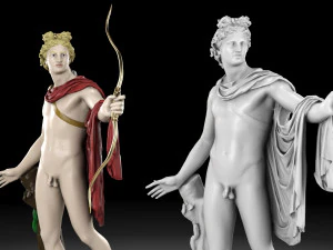 Collezione di statue di Apollo Modello 3D