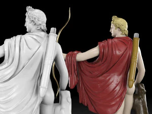 Collezione di statue di Apollo Modello 3D