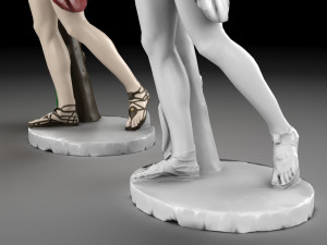 Apollo statue collection 3D Модель