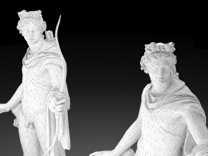 Apollo statue collection 3D Модель