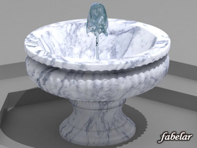 fountain 7 Modelo 3D .c4d .max .obj .3ds .fbx .stl .blend 