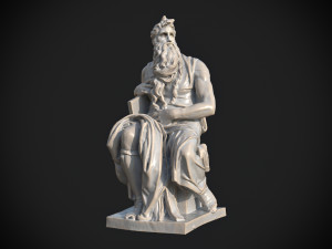 Mose by Michelangelo 3D Model