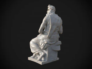 Mos&egrave; di Michelangelo Modello 3D