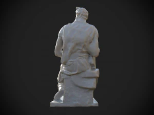 Mos&egrave; di Michelangelo Modello 3D