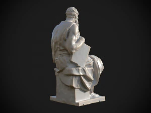 Mos&egrave; di Michelangelo Modello 3D