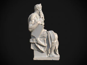 Mos&egrave; di Michelangelo Modello 3D