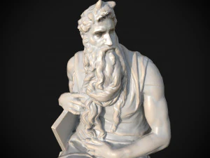 Mos&egrave; di Michelangelo Modello 3D