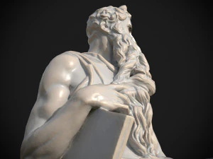 Mos&egrave; di Michelangelo Modello 3D