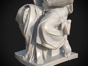 Mos&egrave; di Michelangelo Modello 3D