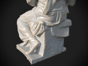 Mos&egrave; di Michelangelo Modello 3D