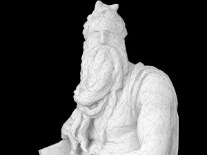 Mos&egrave; di Michelangelo Modello 3D