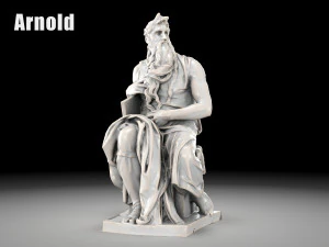 Mos&egrave; di Michelangelo Modello 3D