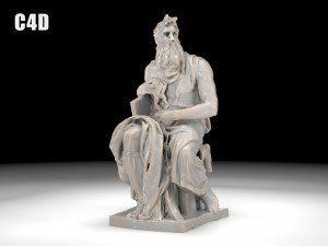 Mose by Michelangelo 3D मॉडल