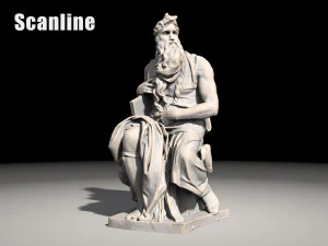 Mos&egrave; di Michelangelo Modello 3D