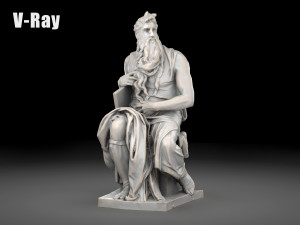Mose by Michelangelo 3D मॉडल