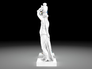 Nymph statue collection Model 3D