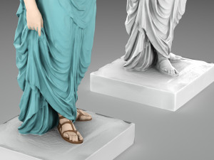 Nymph statue collection Model 3D