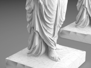 Nymph statue collection Model 3D