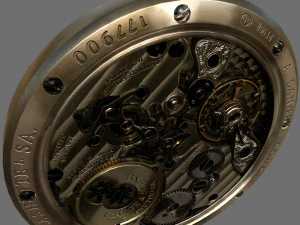Watch mechanism 4 Low-poly 3D Model