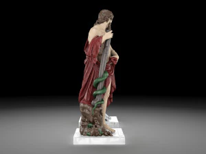 Collezione di statue di Esculapio Modello 3D