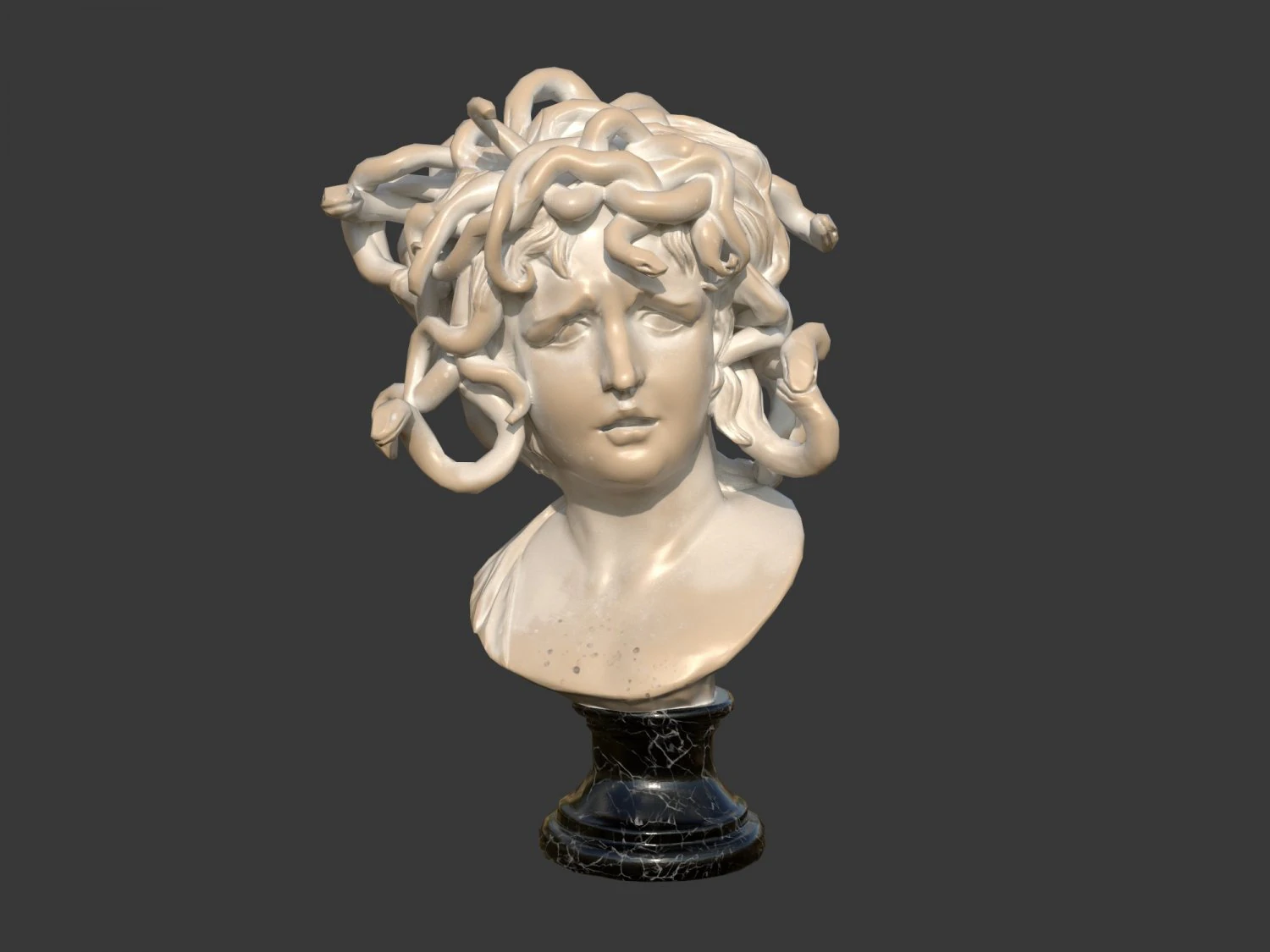Medusa del Bernini Modello 3D .c4d .max .obj .3ds .fbx .stl .blend 